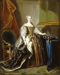 Portrait de Marie Leszczyńka (vers 1725), château de Versailles.