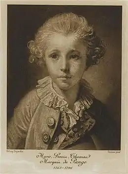 Marie Louis Thomas de Pange (1763-1797)