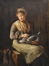 Jeune fille aux oies (années 1870), Limoux, musée Petiet.