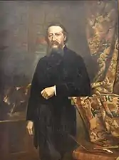 Portrait de Léopold Petiet par Marie Petiet, 1875.