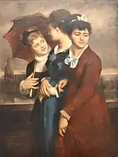 Trois grisettes toulousaines (1879), Limoux, musée Petiet.