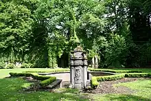 Mariemont, fontaine archiducale du parc.