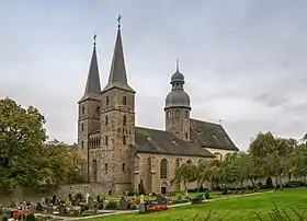 Vue de l'église abbatiale