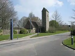 L'entrée du cimetière militaire allemand.