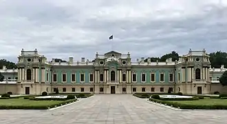 Le palais Mariinsky, résidence officielle du président de l'Ukraine.