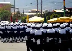 Marins boliviens lors du même défilé