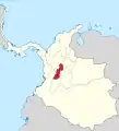 La province de Mariquita en 1810