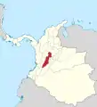 La province de Mariquita en 1855