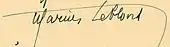 signature de Georges Athénas