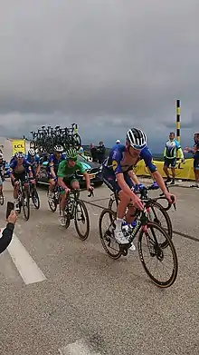 Mark Cavendish au Mont Ventoux lors du Tour de France 2021.