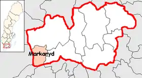 Localisation de Markaryd