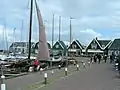 Le port de Marken.