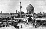 Place du marché à Bagdad par John Philip Newman, 1876.
