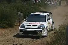 M.Märtin, même voiture, au rallye de Chypre en 2004;