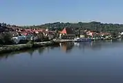 Vue sur la ville de Segnitz