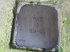 Puits no 2, 1854 - 1974.