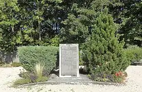 Pierre tombale d'Alexis Lévêque au cimetière de Marly.