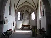Intérieur de l'église Saint-Blaise de Sindelsberg.