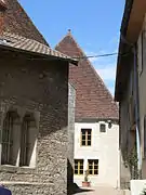 Vue d'une maison à Marnay.