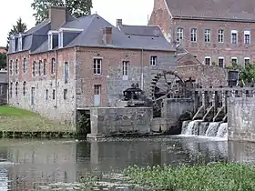 Le moulin de l'abbaye de Maroilles.
