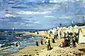 Plage à Póvoa de Varzim, de João Marques de Oliveira, 1885