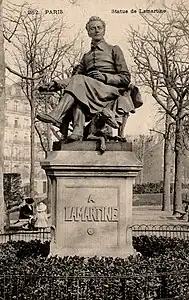 Monument à Lamartine (1886), Paris, square Lamartine.