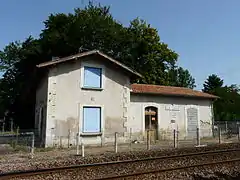 L'ancien bâtiment de la gare.