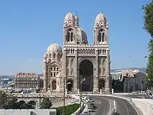 Cathédrale Sainte-Marie-Majeure de Marseille (France).