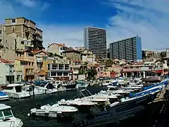 Tour de La Grande Corniche (et Vallon des Auffes au premier plan) (2009)