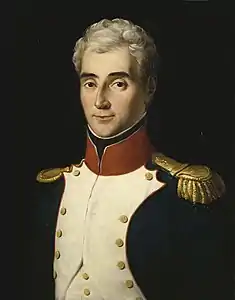 André Masséna en uniforme de lieutenant colonel au 2e bataillon du Var en 1792 (1756-1817), château de Versailles.