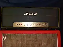 Stack  avec tête Marshall Major de 1971.