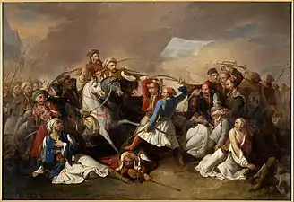 Filippo Marsigli, Mort de Márkos Botzáris (après 1836)