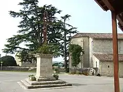 La place de l'église.