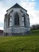 Chevet de l'église.