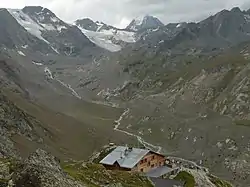 Marteller Hütte dans le val Martello.