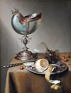 Nature morte au Nautilus,musée Hallwyl, Stockholm.