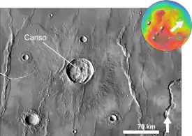 Image illustrative de l'article Canso (cratère)