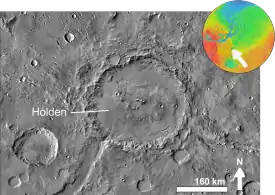 Image illustrative de l'article Holden (cratère martien)