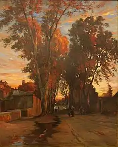 Le Boulevard Gassendi, Digne-les-Bains, musée Gassendi.