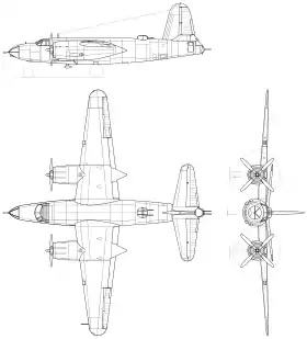 vue en plan de l’avion