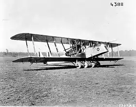 Vue de l'avion.