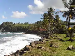 Vue du rivage de Sainte-Marie