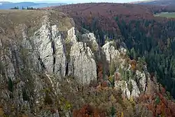 La Martinswand vue depuis le Hohneck.