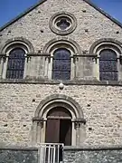 L'entrée du transept sud.