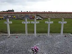 Carré des Morts pour la France du cimetière.