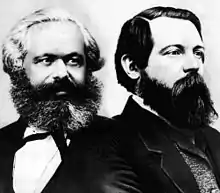 Photographie de Karl Marx et Friedrich Engels