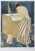 La Toilette, Mary Cassatt (1890–1891).