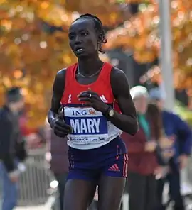 Mary Keitany, actuelle détentrice du record du monde « Wo ».