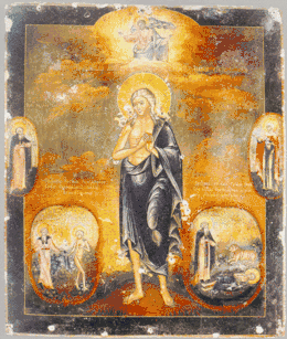 Représentation orthodoxe de Marie d'Égypte.