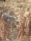 X=Le baptême des néophytes, Masaccio